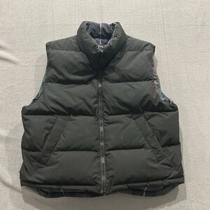 Vintage Eddie Bauer Jacket Mens Large Black Down Fill Puffer Vest 90s Outdoor